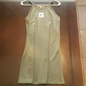 Wallflower, size medium, olive green casual dress